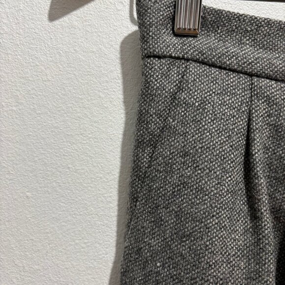 Aritzia Babaton Cohen cropped wool blend pant in grey tweed - Picture 5 of 9